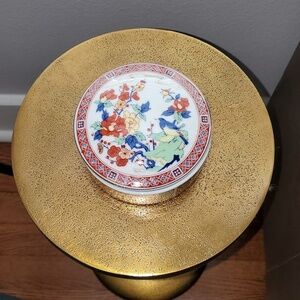 Imari Style Porcelain Trinket Box